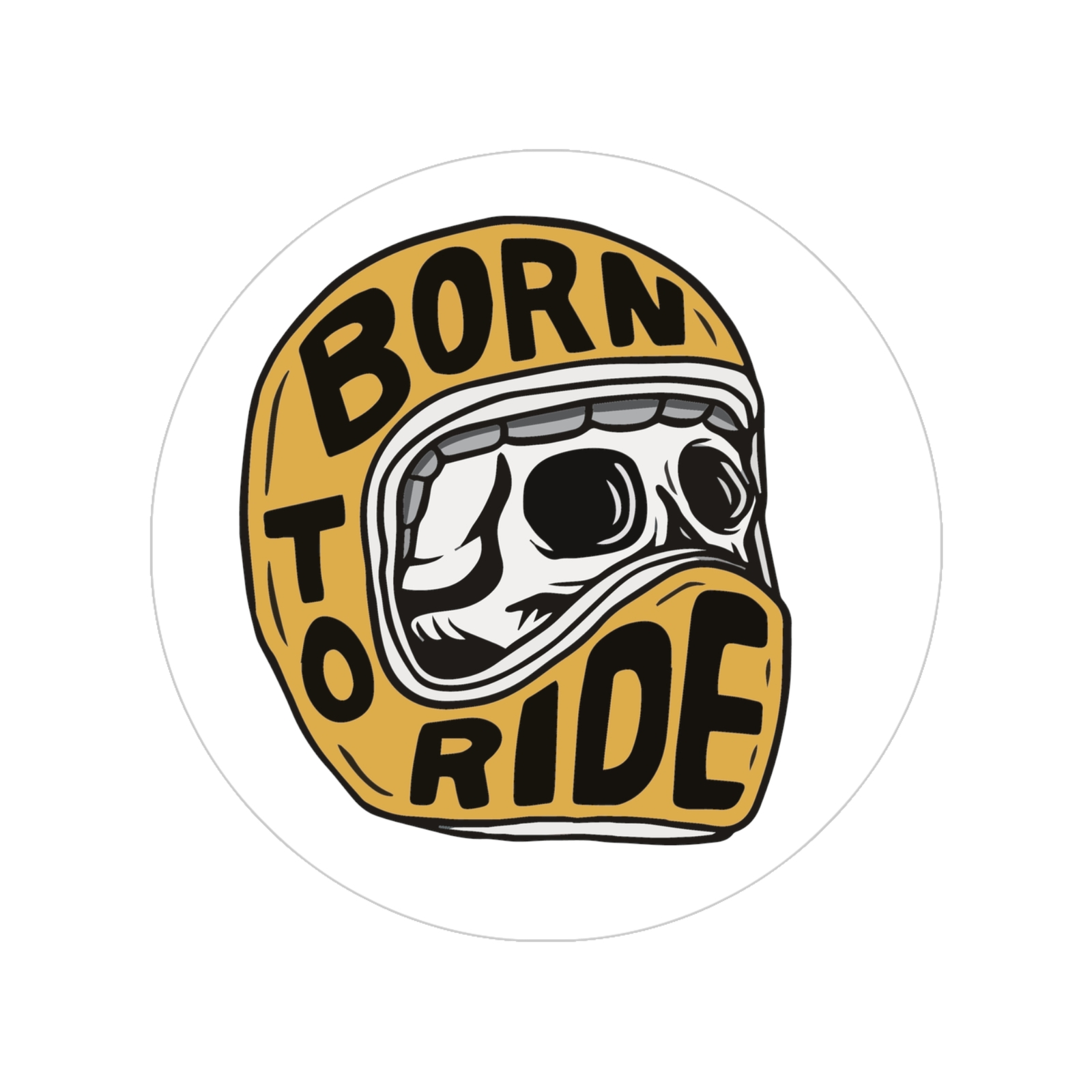Transparent Outdoor Stickers, Round, 1pcs