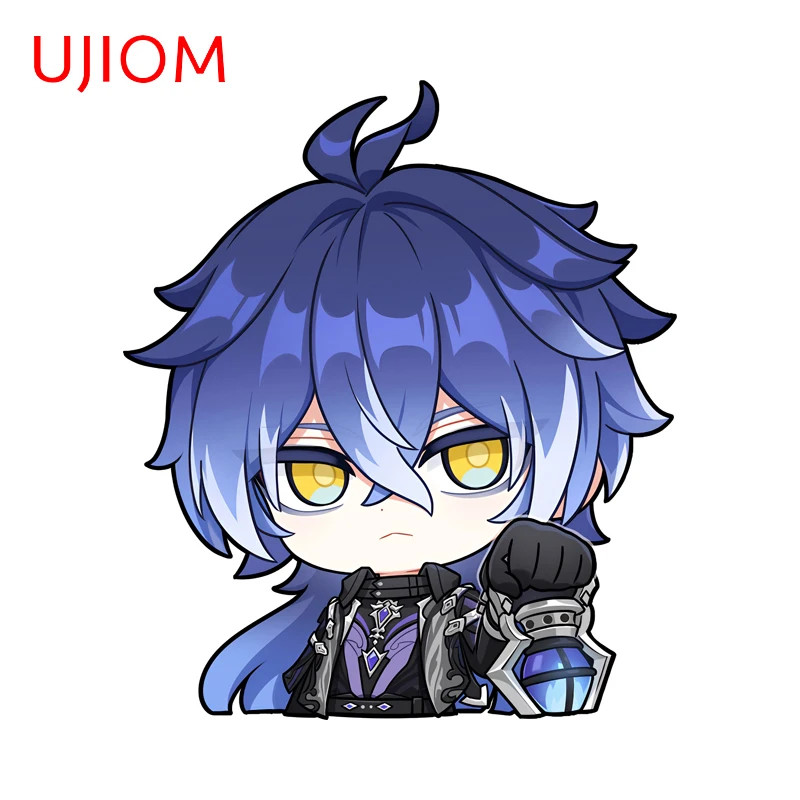 UJIOM Cool Genshin Impact Flins Wall Sticker Cute Cartoon Meme Light Switch Air