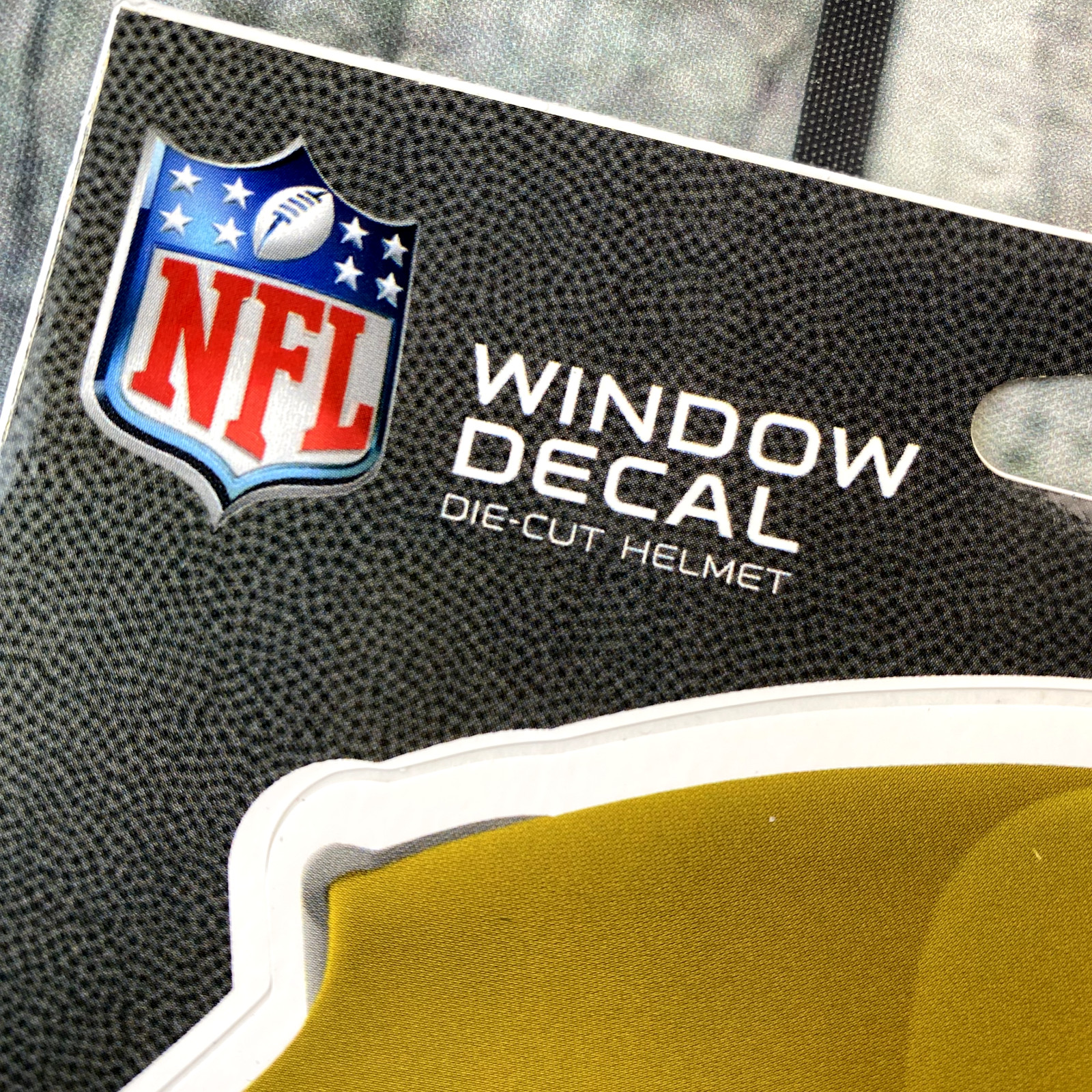 LOT 4 Green Bay Packers Window Car Cling Decal Helmet Decal Green Yellow 5.5in