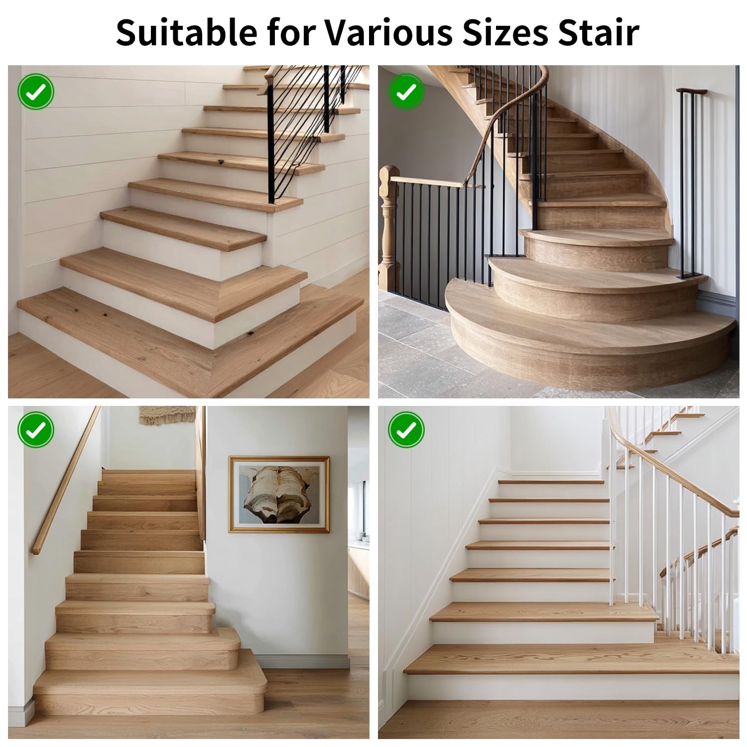 Long Strip Textured Vinyl Vintage Geometry Stair Riser Decals Peel and Stick,…