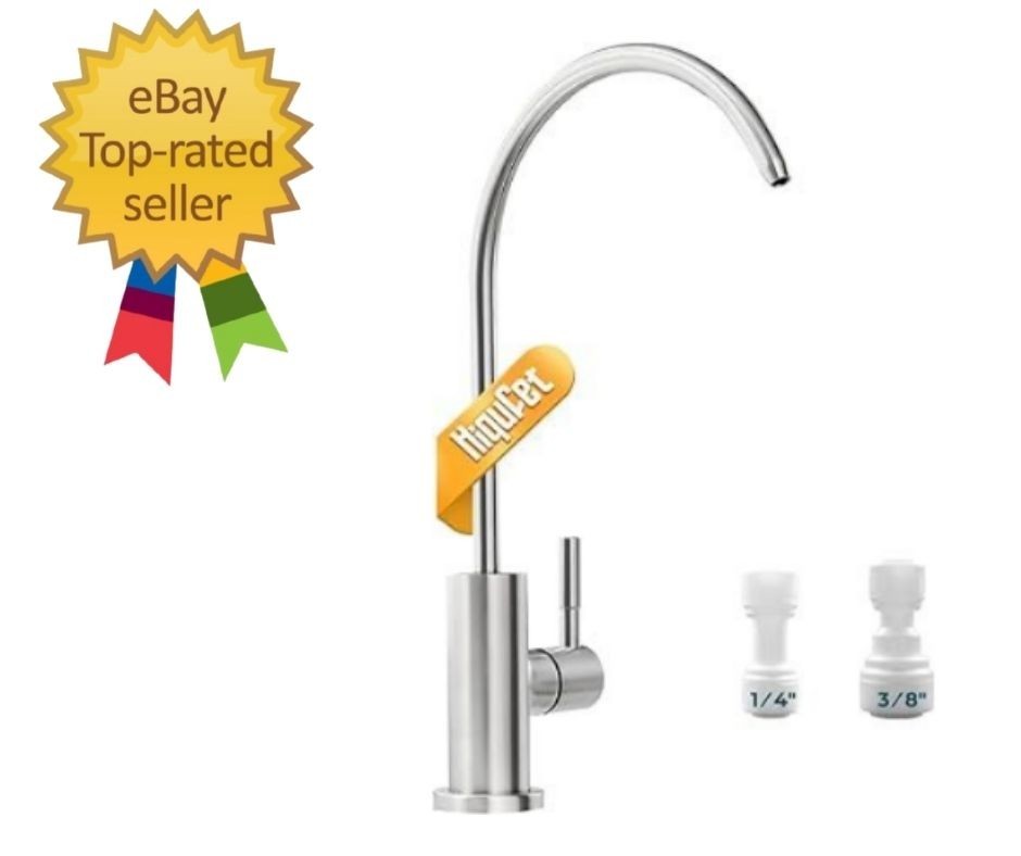 Mid Arc Brushed Nickel Drinking Water Faucet – Safe & Stylish Kitchen Solution