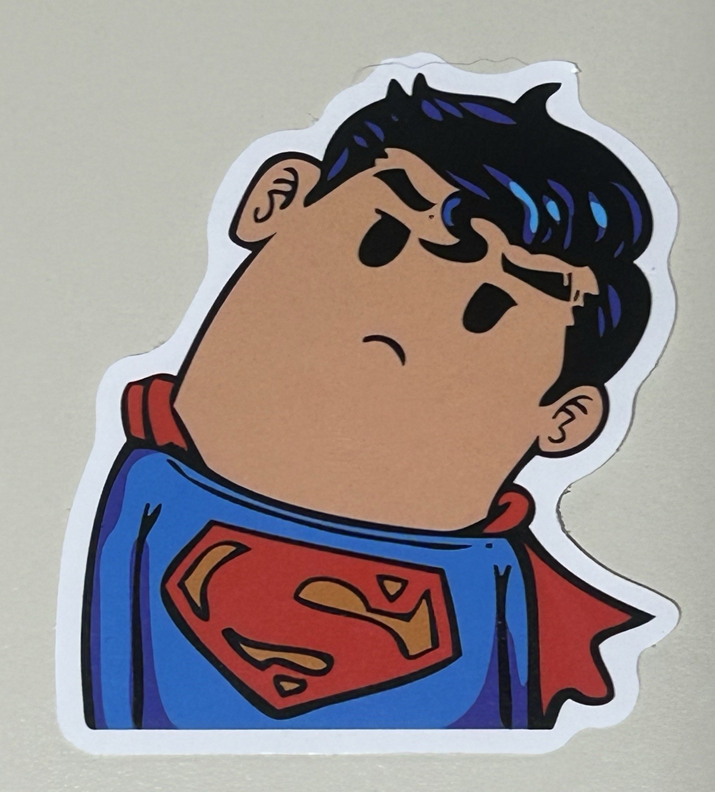 Sticker Decal Superman Cartoon Marvel Comics 2.25”x2.75”in