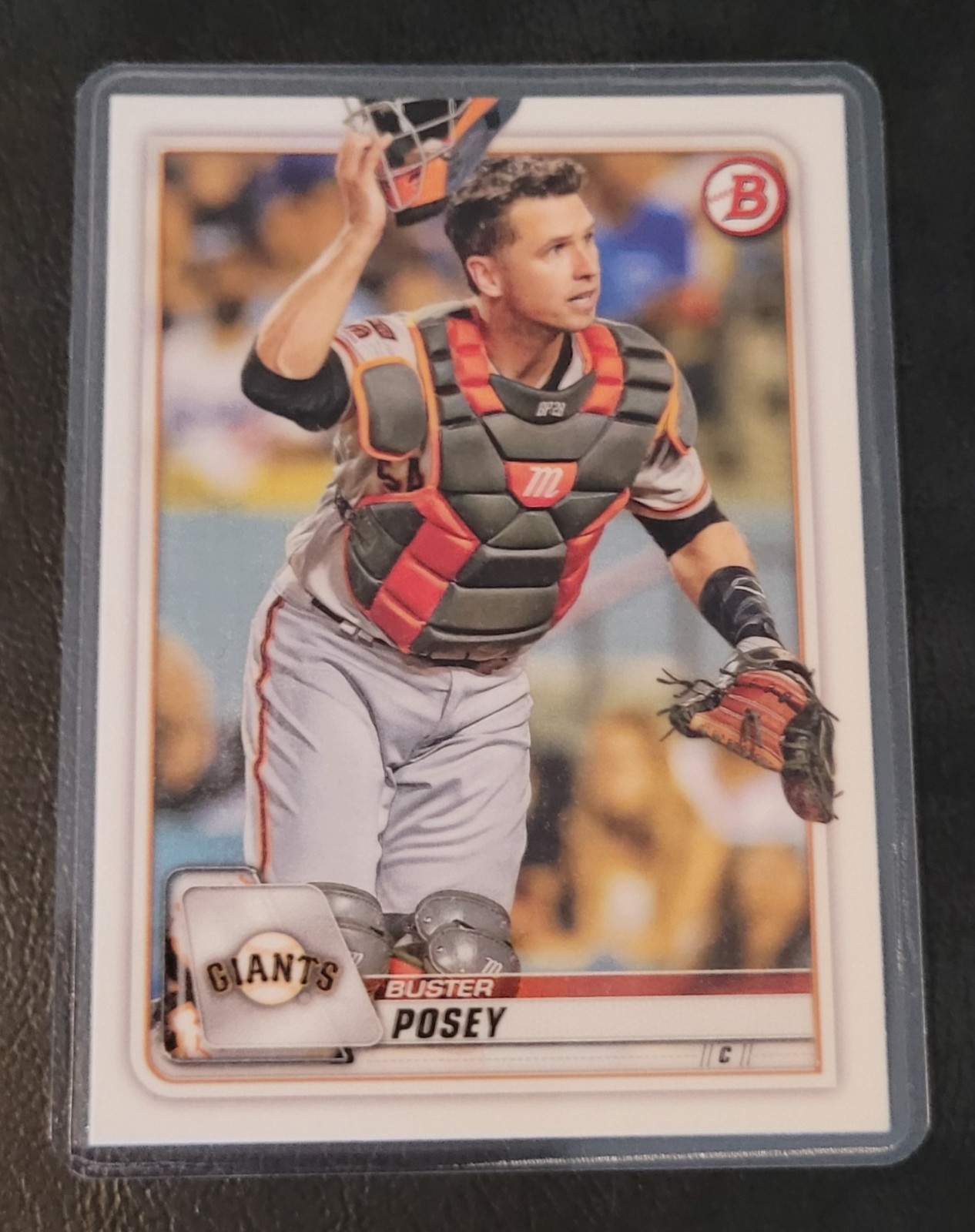 Buster Posey Baseball Card HOF Fridge/Locker/Cabinet Laminated Magnet