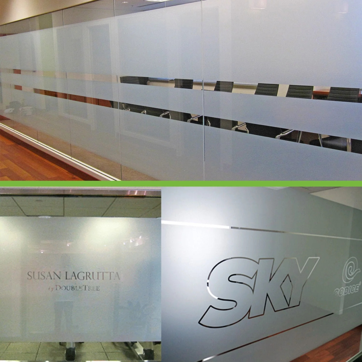 Custom Frosted Window Film Sticker – Personalized Frost Etch Privacy Vinyl