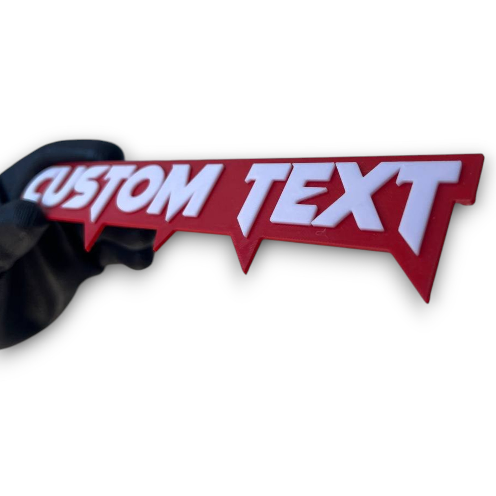 1X Custom Text Car Badge Fender Emblem 3D Printed Name Logo Gift Tailgate Decal