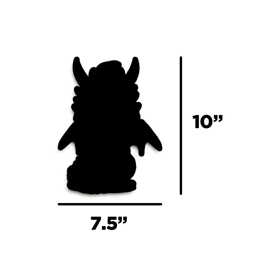 Cute BLUE Baby Dragon Fantasy Adorable Decal Car Bumper Vinyl Sticker M33034 2pk