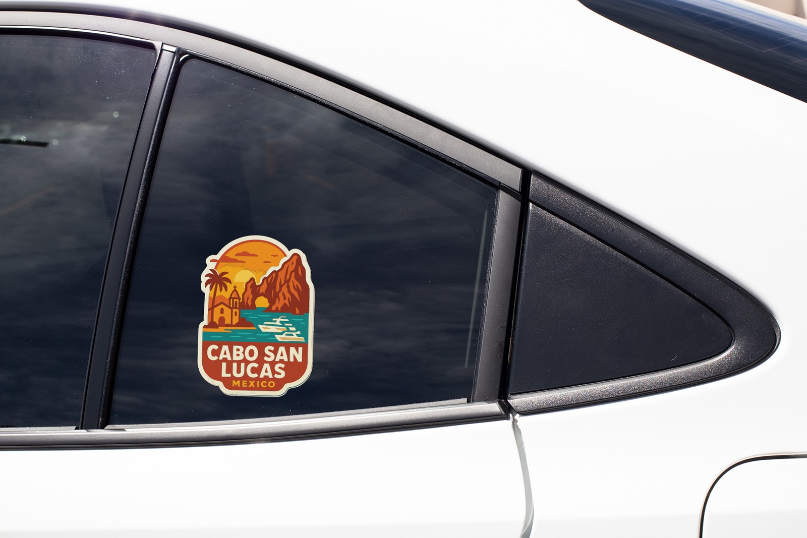 Cabo San Lucas Mexico Sticker Decal Vinyl Die-Cut City Skyline Landmark Design