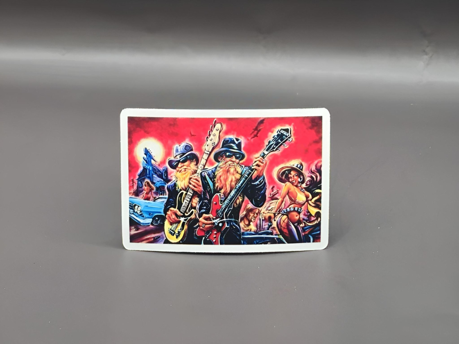 ZZ Top Inspired Stickers Southern Blues Rock Band Logo Vinyl Decals Car Laptop