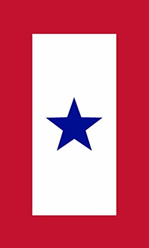 1 Blue Star Military Service Flag Sticker (Army one Parent mom dad Served)