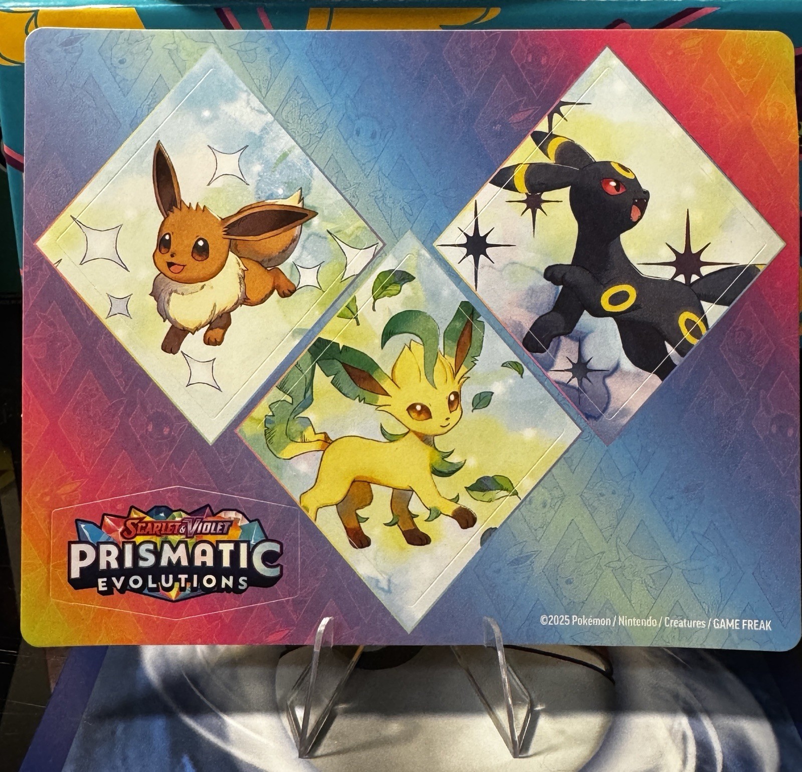 prismatic evolution tech sticker
