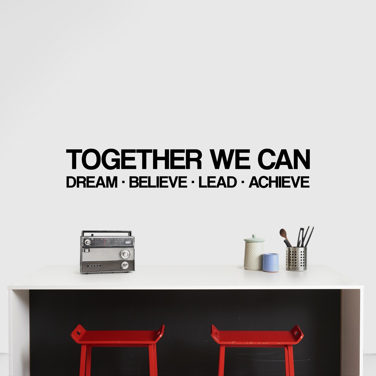 Teamwork Motivational and Inspirational Office Wall Decal Sticker Vinyl Quote