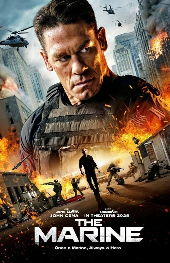 THE MARINE Movie Wall Vinyl Decal Poster Canvas Print (Removable Adhesive)