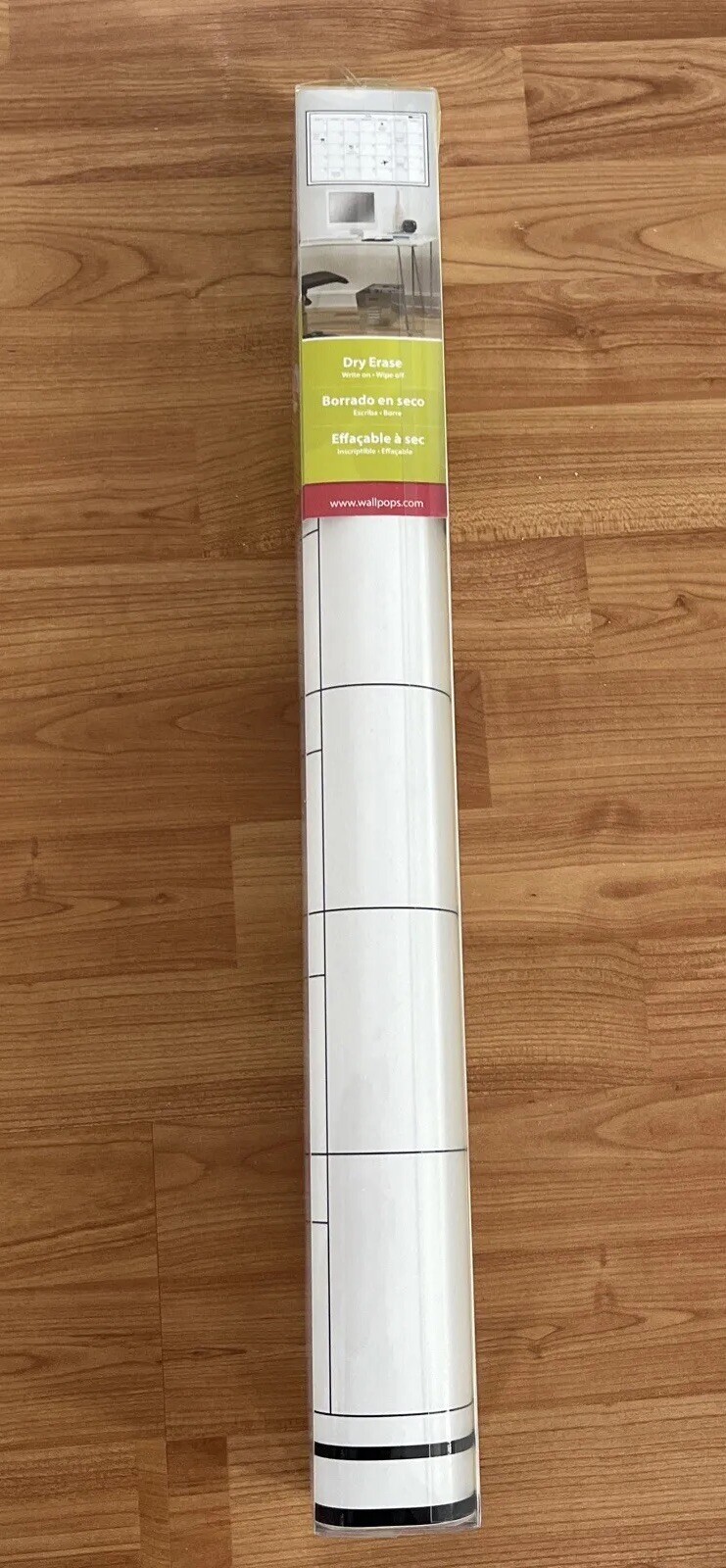 Brewster Wall Pops White Monthly Dry Erase Calendar 24” x 36” 🌺 NEW in Package