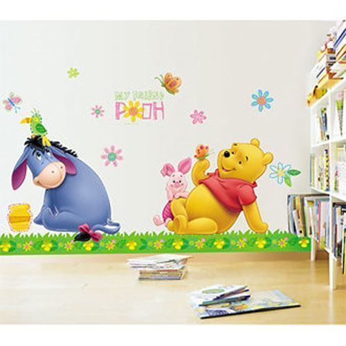 Wall Decals Sticker POOH & PICNIC 248-DS58382 "U.S SELLER"