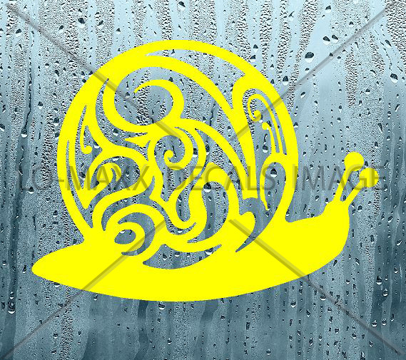 Fancy Snail Unique Creative Decorative Design High Quality Die Cut Vinyl Decal