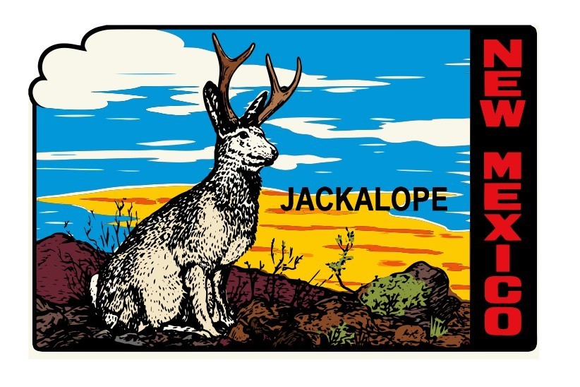New Mexico Vintage Style Sticker Decal R8578