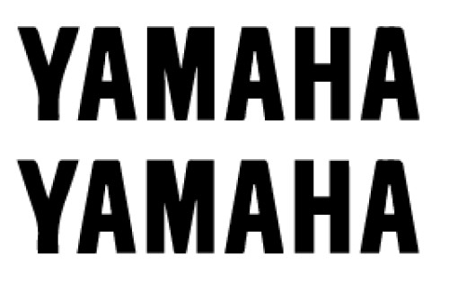 Yamaha Decal Sticker Vinyl Motorsports Racing Motorcycle ATV Bike Car Window
