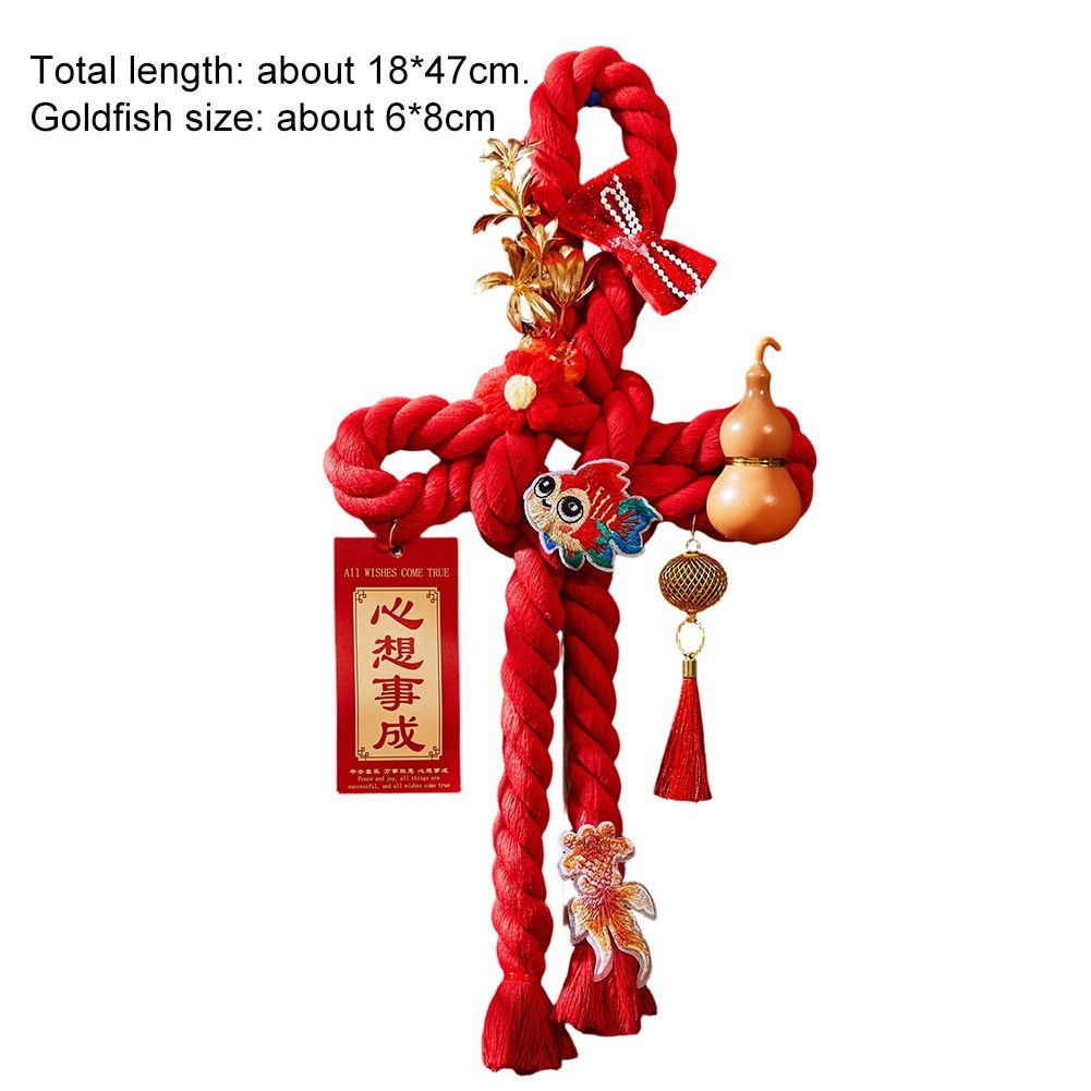CNY Hanging Ornament New Year Celebrations Intricate Embroidery Classic Patterns