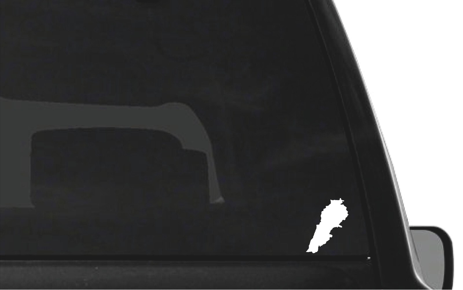 Lebanon country outline Vinyl Decal Laptop Car Window Sticker