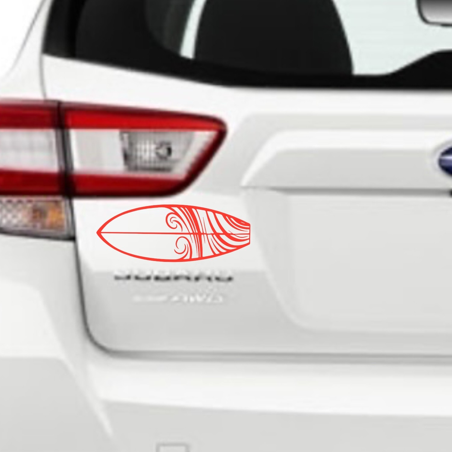 Surfboard Vinyl Decal for car Windows Laptops Any Smooth Surface design #22