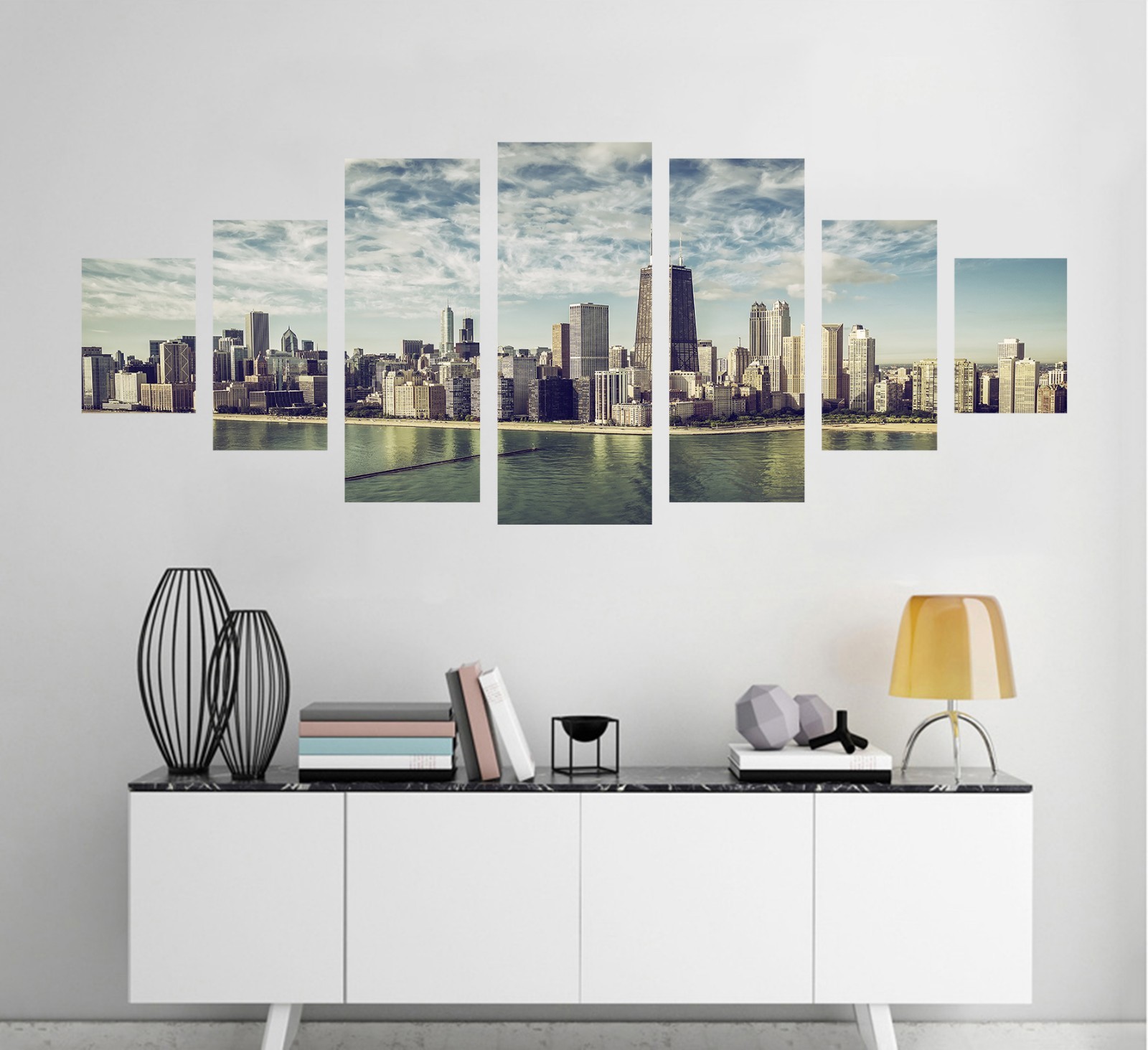 3D City River 6457 Unframed Print Wall Paper Decal Wall Deco Indoor AJ Wall