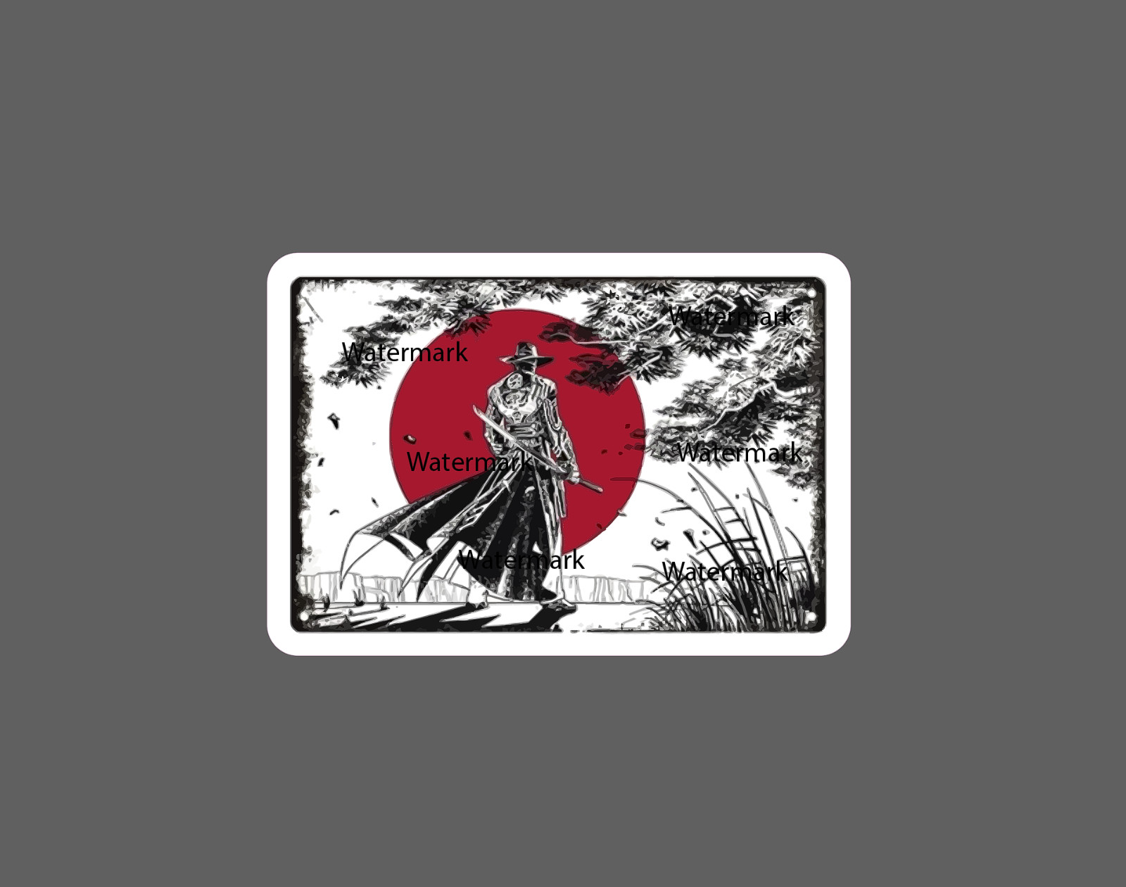 Samurai Sticker Nature Walk Mind NEW – Buy Any 4 For $1.75 EACH Storewide!