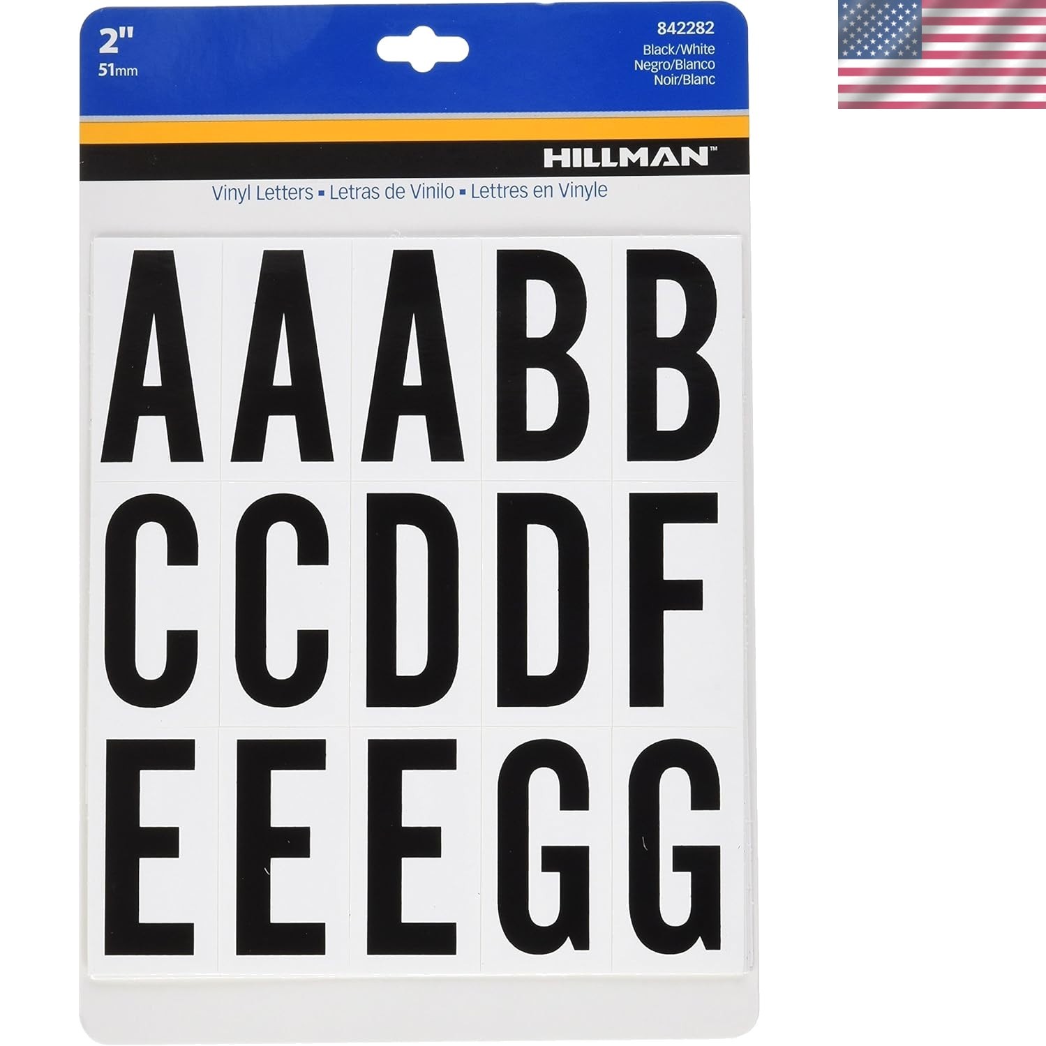 Durable 2-Inch Peel-Off Black & White Vinyl Letters – Unlimited Uses for Signs
