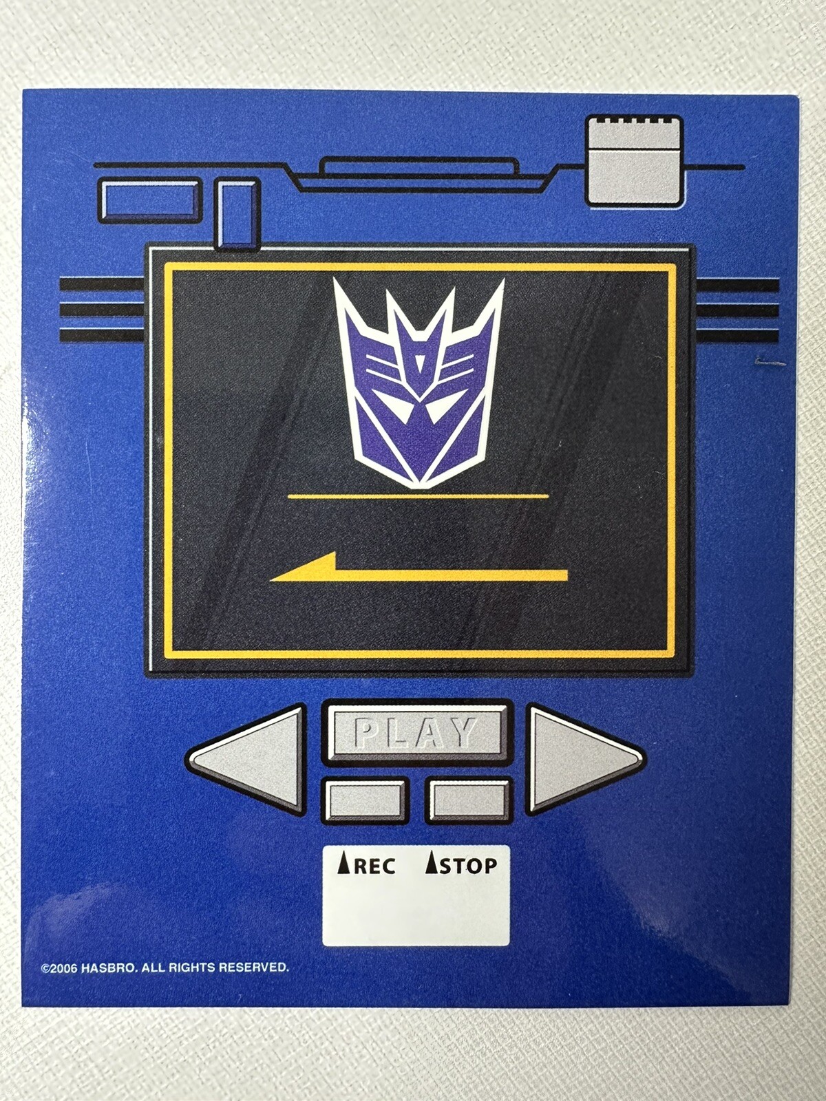 Vintage Harbor Transformers Decepticons ￼Bumper Sticker Vinyl Decal 4"