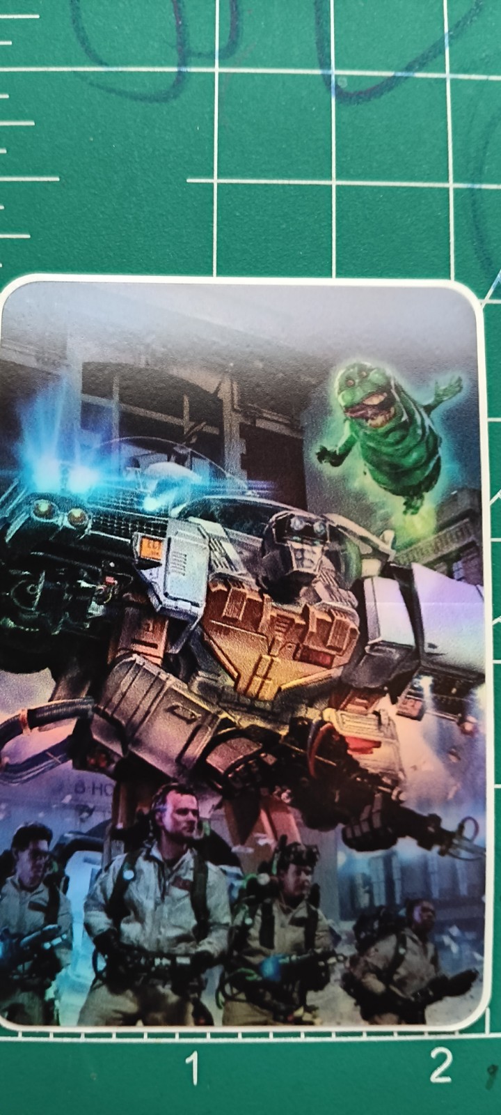 TRANSFORMERS X GHOSTBUSTERS CROSSOVER X HOLOGRAPHIC VYNIL STICKER