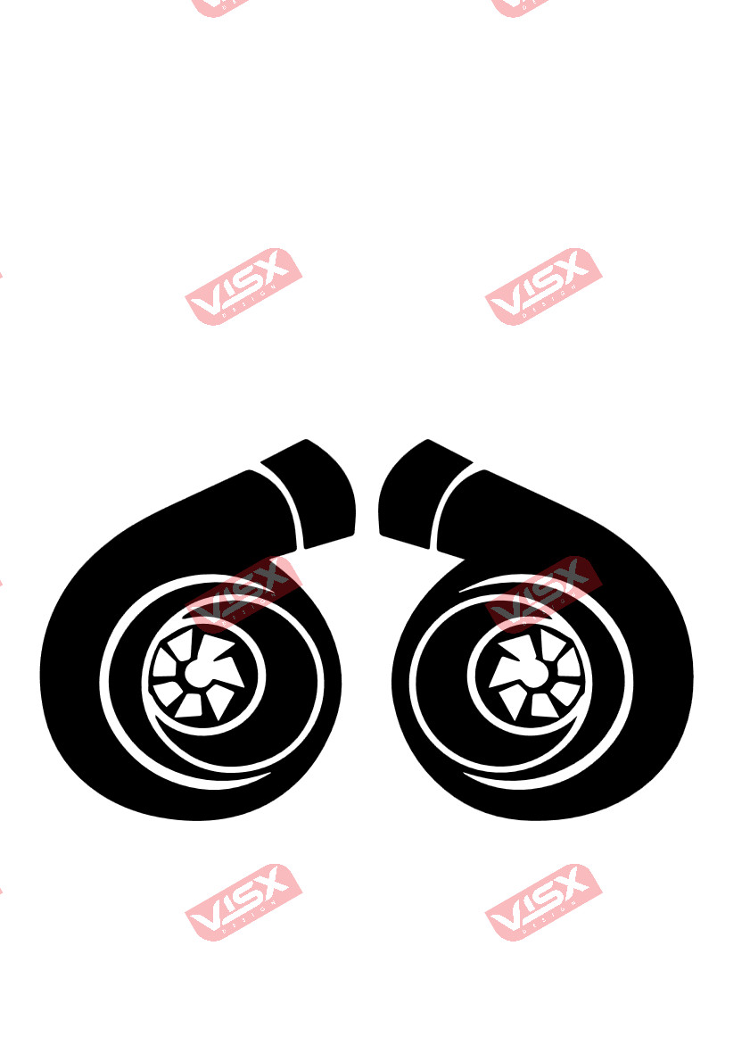 Turbos Car Decal Auto Sticker Vehicle Vinyl Boost Turbocharger Race Racing Tuner