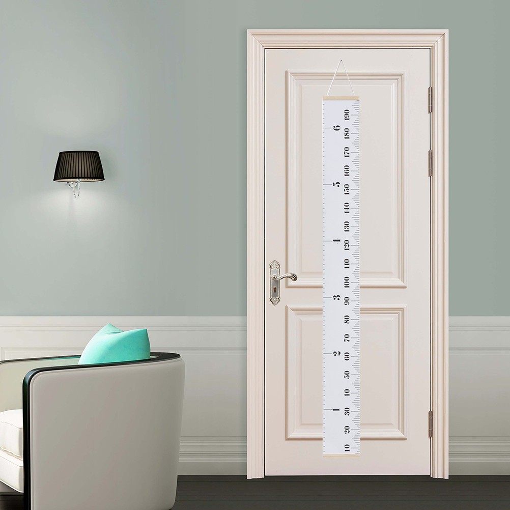 Wall Hanging Height Measuring Ruler Wooden Chart For Growth Decoration