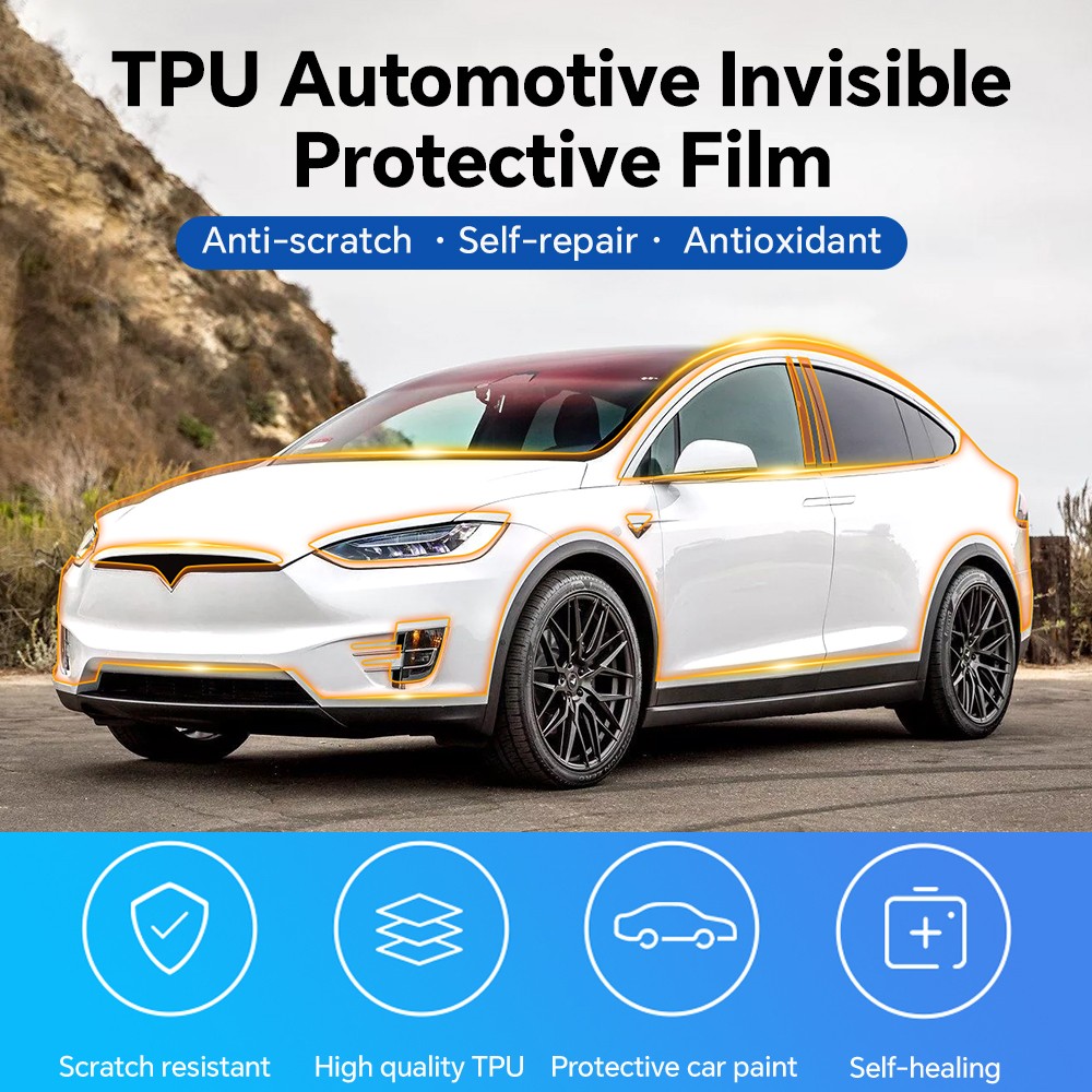For Tesla Model X 2016-2021 PreCut Paint Protection Film Clear Bra PPF Kit