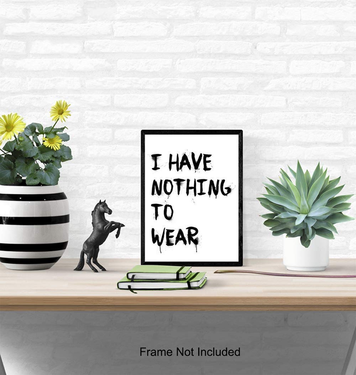 Fashion Art Print Typography – Funny Typography Wall Art Poster – Chic Modern…