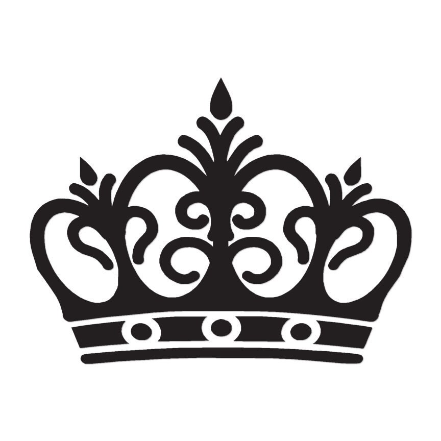 Royalty Crown Monarch King – Decal Sticker – Multiple Colors & Sizes – ebn3072