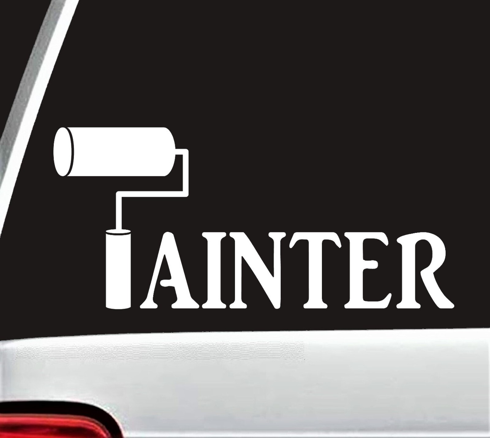 Painter Decal Sticker Paint Brush Roller Canvas Painting Laptop Art F1062