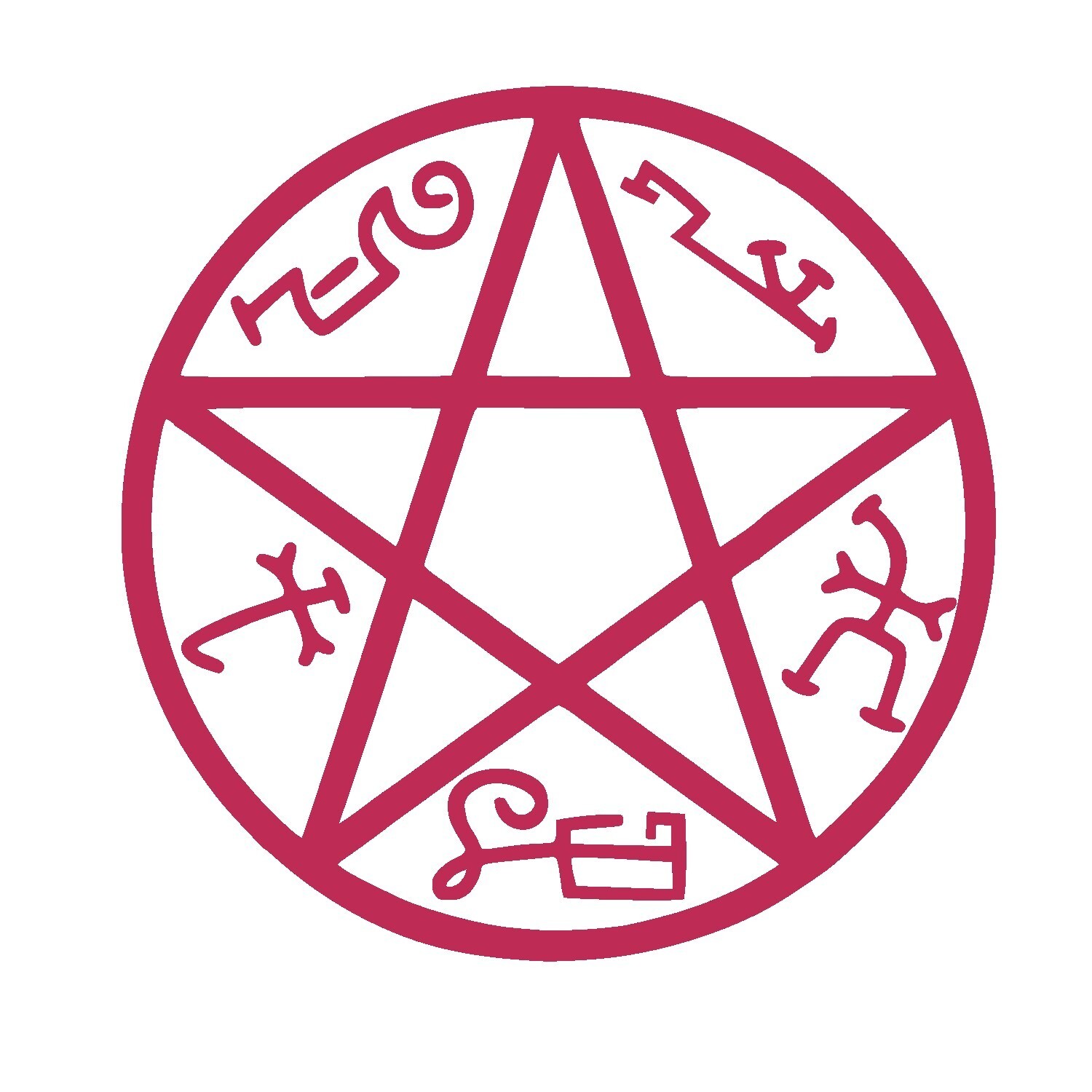 Demon Trap Symbol Vinyl Decal, Supernatural Image