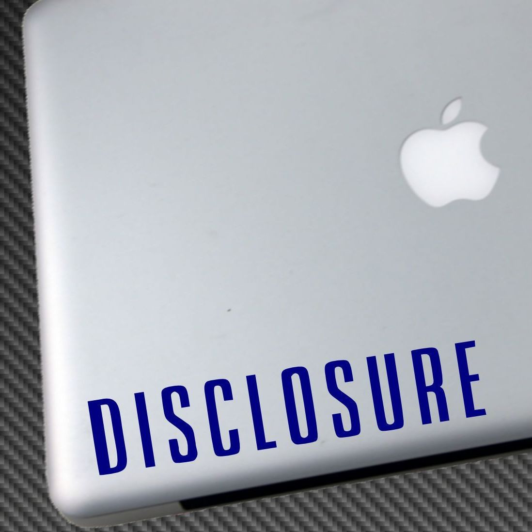 DISCLOSURE VINYL STICKER CAR DECAL shirt cd settle alunageorge flume jamie xx