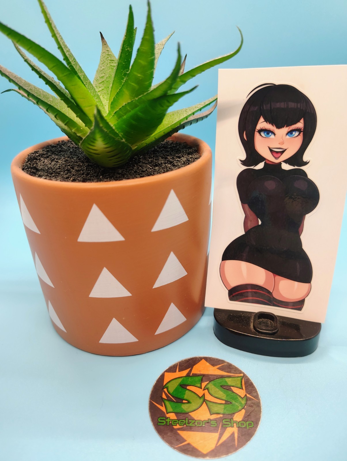 (4.5 Inches) Thicc Anime Girl – Mavis – Water-Resistant Vinyl Sticker