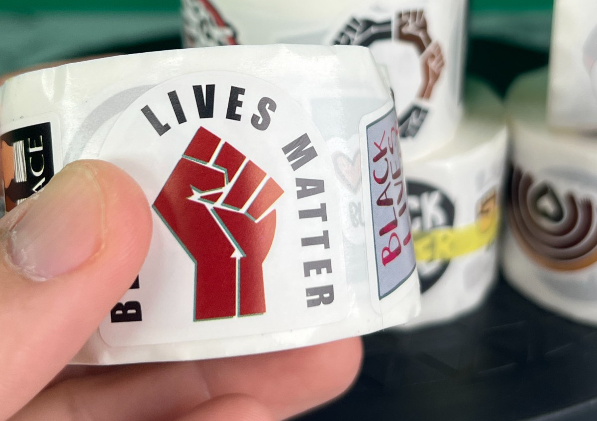 6 Rolls Black Lives Matter Stickers BLM Power Love Unity Bulk Decal Labels