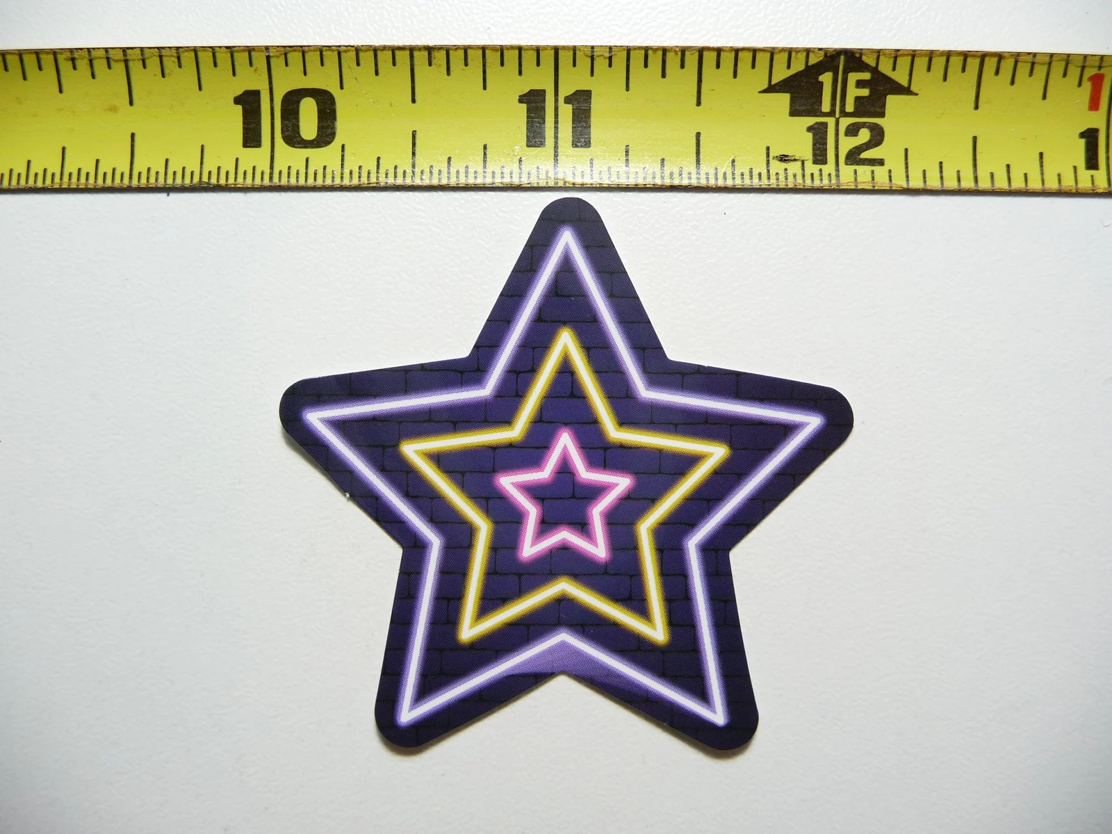 COLORFUL MULTIPLE STARS SMALL STICKER DECAL NEON STYLE BRIGHT VINYL
