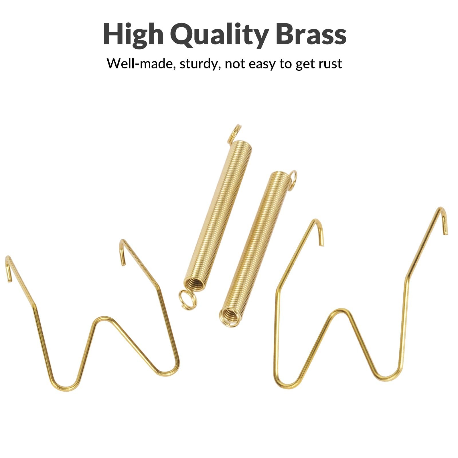 10-Pack Invisible Wall Plate Hangers, 8 Inch Brass Plate Holders with 12-Pack…