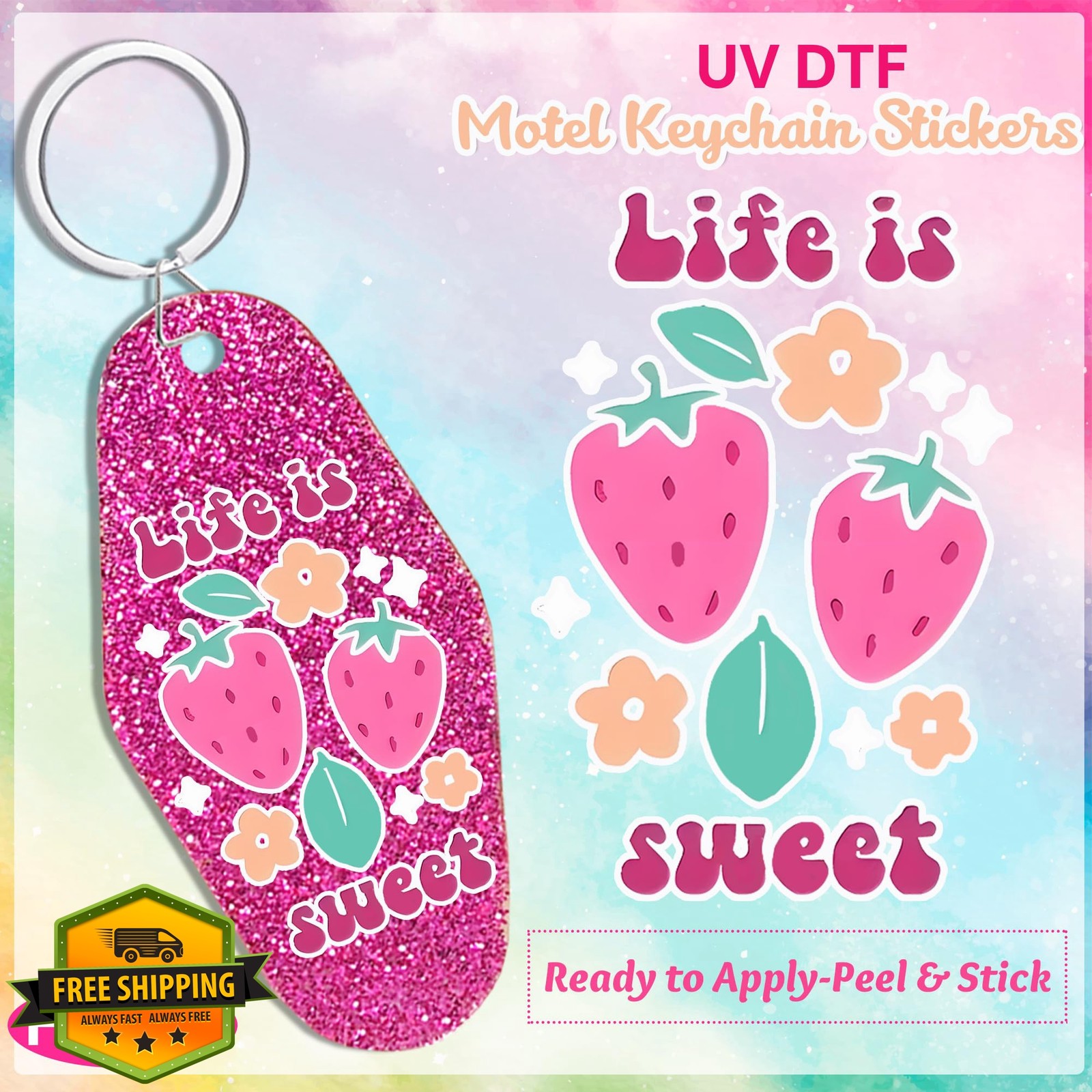 Hotlea UV DTF Stickers Girl Power
