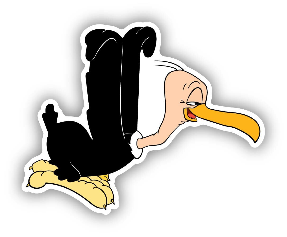 Beaky Buzzard Cartoon Sticker Decal laptop wall car phone Looney Tunes