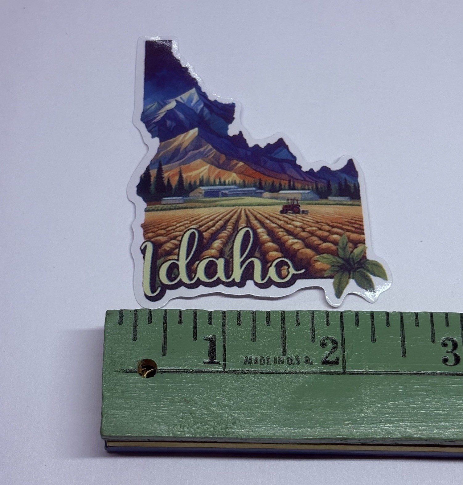 Idaho State Map Sticker Decal Farm Travel Tour Souvenir Journal Vinyl Art Tc6
