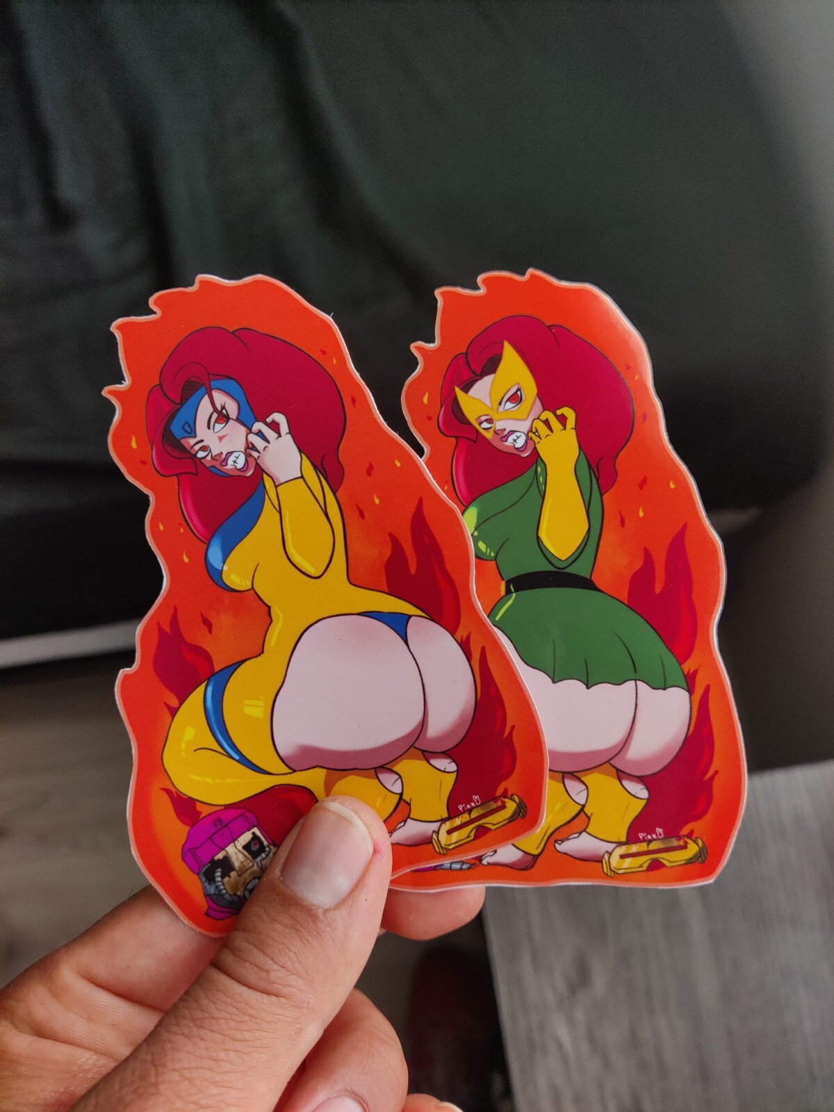 Ecchi Hentai stickers Jean Dark Phoenix X-men 97
