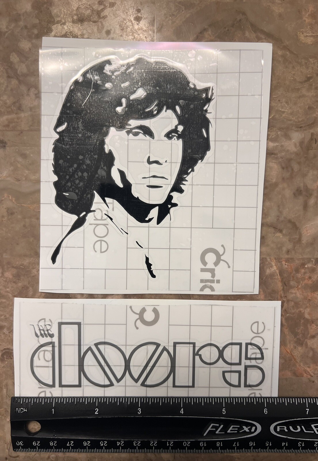 The Doors decal vinyl. High Quality Vinyl. SEE DESCRIPTION