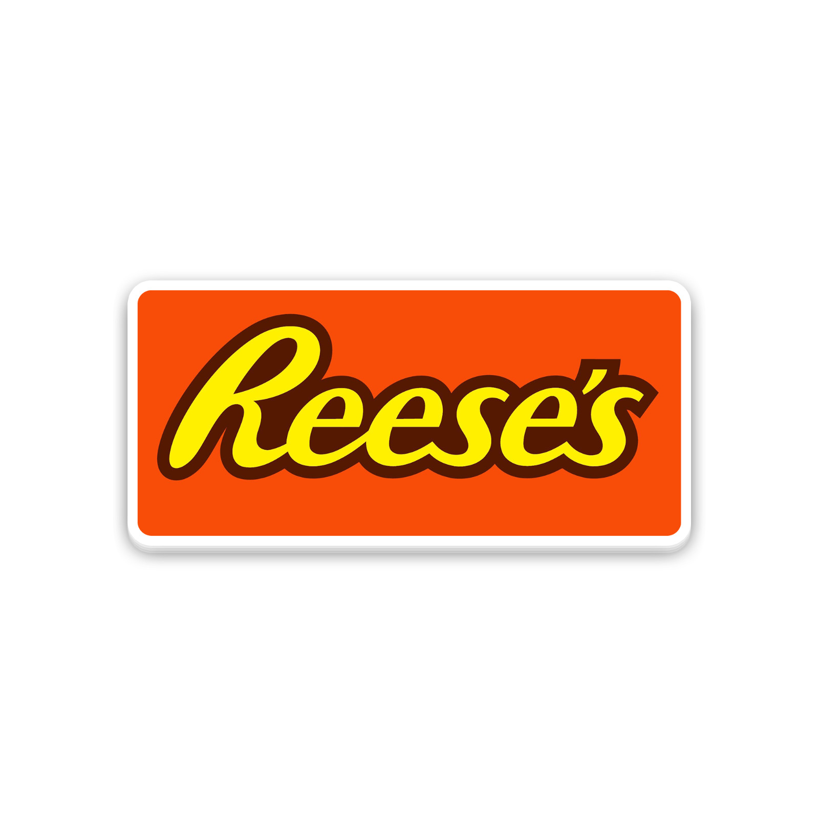 Reese's Peanut Butter Cup Sticker 4 Inch Vinyl Decal