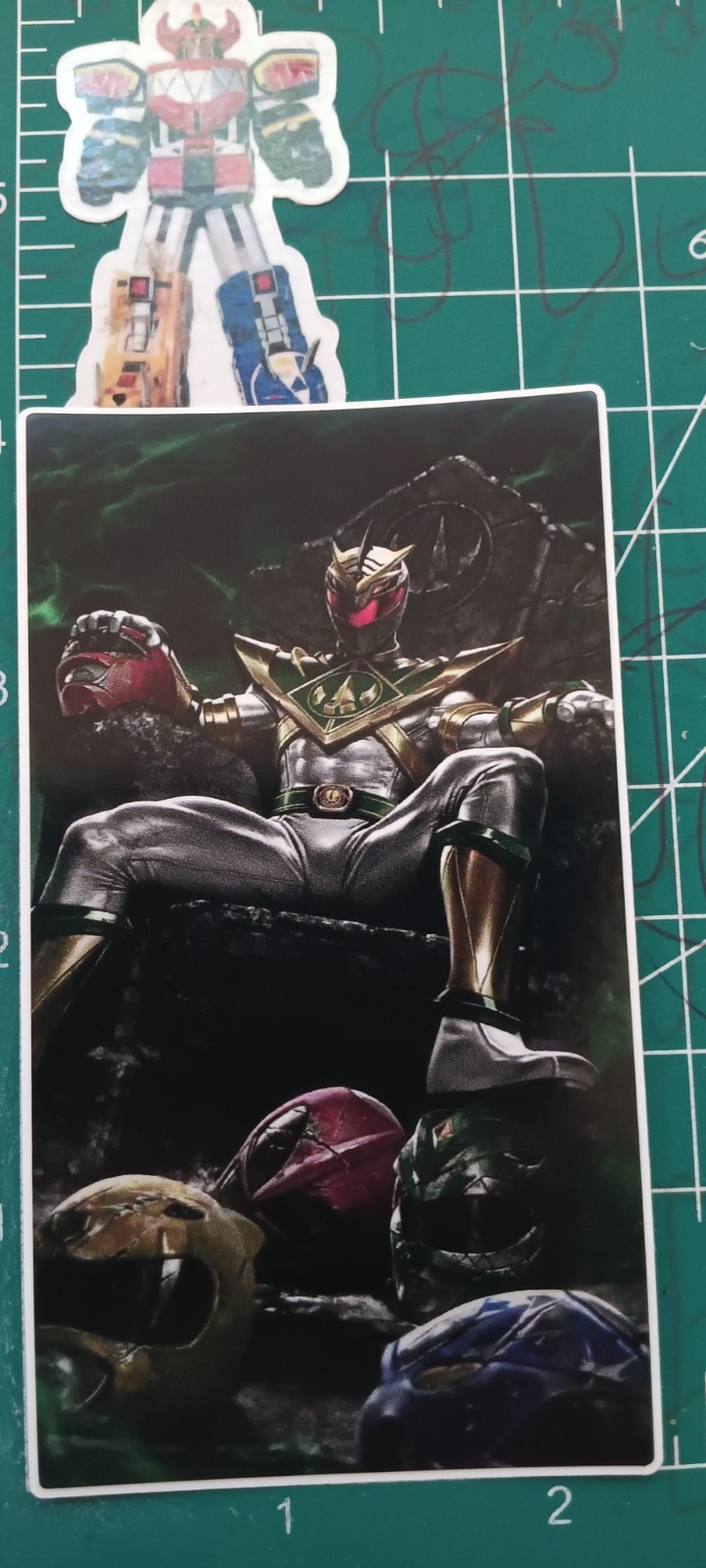 POWER RANGERS: LORD DRAKKON X VYNIL HIGH GLOSS STICKER X 4X3
