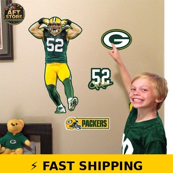 Green Bay Packers Clay Matthews Decal 11×17 Multi Use