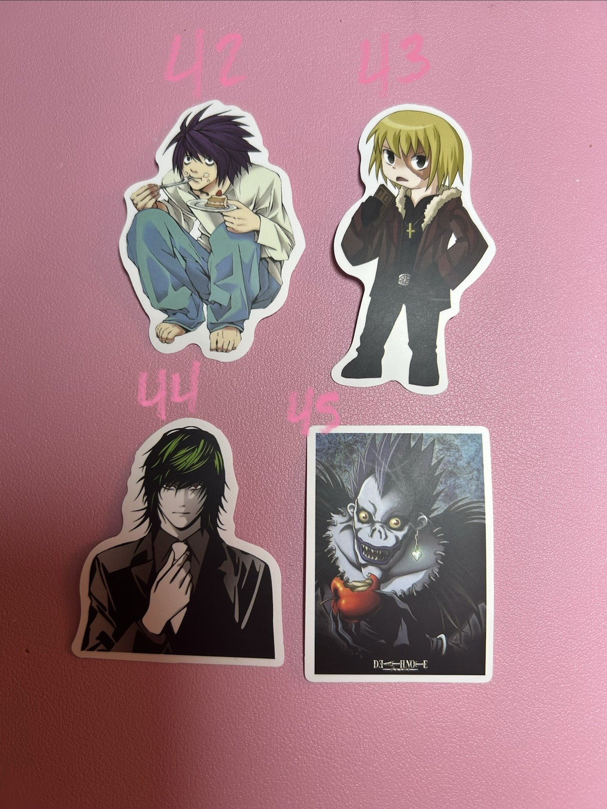 Final Fantasy, Death Note And More Anime Stickers